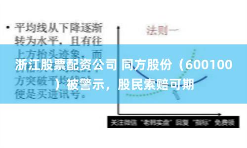 浙江股票配资公司 同方股份（600100）被警示，股民索赔可期
